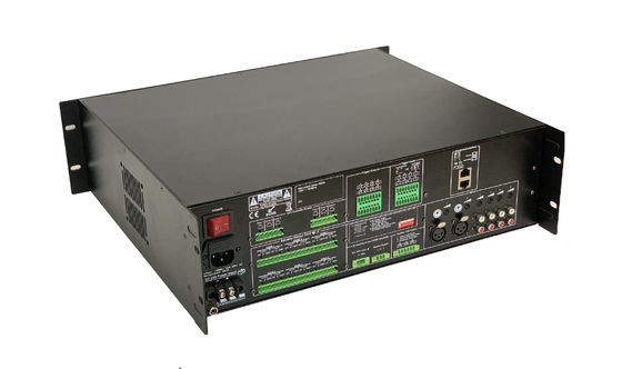 Sprachevakuierungs-System-Feuermelder-60HZ 500W 6 Verstärker des Metallevac Zonen-der Klassen-D