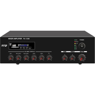 Leistungsstarkes Audioverstärker-System mit 3 Mic Inputs 600 Ohm (Ω) 5-8 Millivolt 5-jährige Garantie-