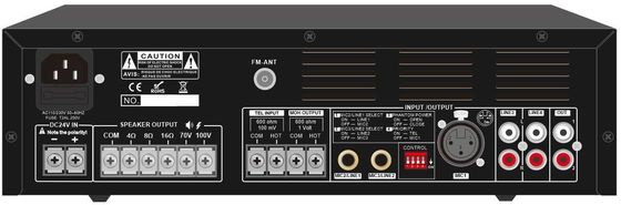 Beschallungsanlage-Verstärker 120W AC230V mit MP3 Sd BT FM