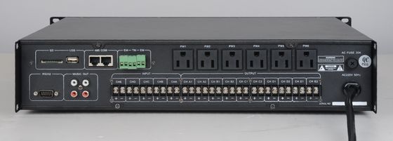 Sprecher der öffentlichen Ansprache intelligenter allgemeiner Prüfer Lautsprecheranlage mit 10 Zonen mit Mp3
