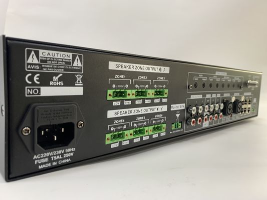 Audioder matrix-6*120W des Verstärker-6 Verhältnis s N Kanal-Beschallungsanlage-des Satz-70dB