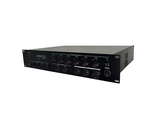 Hauptaudiovielzonenkontrolleur And Amplifier With MP3 der Zonen-500W 6 und FM-Tuner