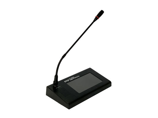 DER FTD DC-24V Touch Screen IP-Netz-Beschallungsanlage-7in LCD Fern-IP basierte Mikrofon