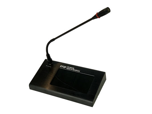 DER FTD DC-24V Touch Screen IP-Netz-Beschallungsanlage-7in LCD Fern-IP basierte Mikrofon