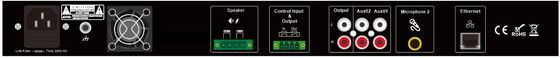 Netz-Beschallungsanlage-Netz-Verstärker 500W IP-100V errichten im Netz-Audiodecoder