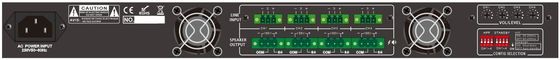 Schwarzer Kanal-Proaudioverstärker-Klasse D Ampere AC180V 4 für Theater und Kino