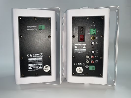 Sprecher-weißer aktiver Wand-Berg-Sprecher der Beschallungsanlage-30w+30w
