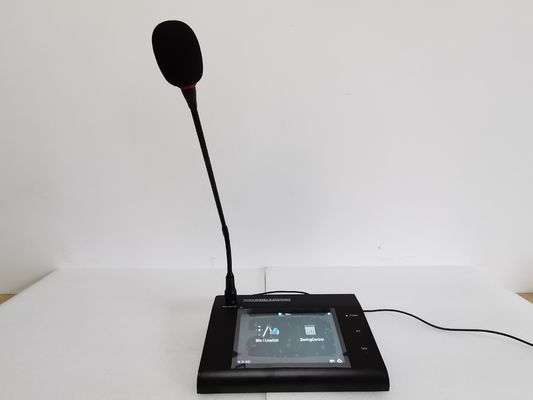 120 Zonen-Kapazitäts-Sprachevakuierung Gooseneck-drahtloses System-Touch Screen Fernausrufungsmikrofon