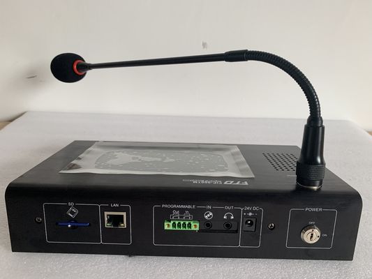 IP-Netz-Beschallungsanlage-Fernnote Sreen-Mikrofon DC-24v