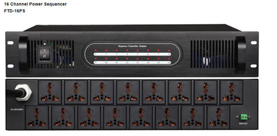 Allgemeine Lautsprecheranlage 30w des 16 Kanal-Energie-Sequenzers