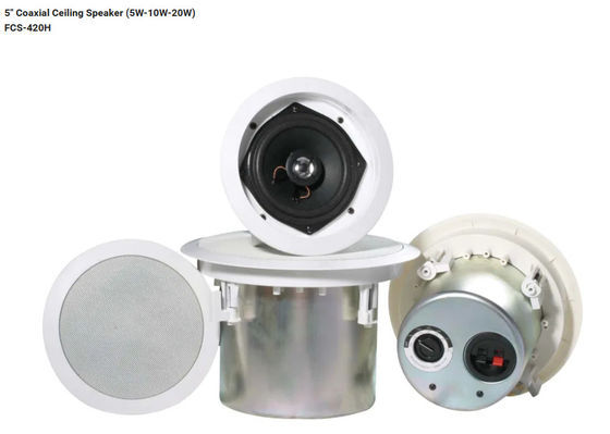 5&quot; Konzerttonanlage der Koaxialbeschallungsanlage des decken-Sprechers (5W-10W-20W) im Freien
