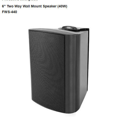 4 Sprecherbeschallungsanlagewand-Bergsprecher 6&quot; Zweiwegwand-Berg-Sprecher (40W)